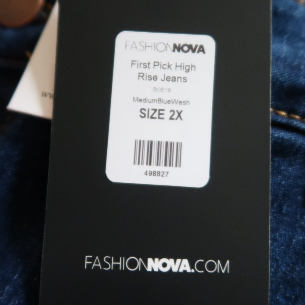 First Pick High Rise Denim Jean - Picture 3 of 4